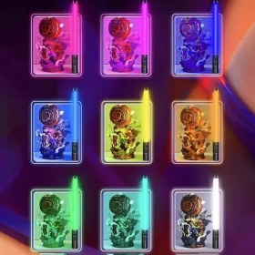 Resim Megafox Teknoloji H2 OLED Ekran Göstergeli Rgb LED Işıklı Aydınlatma Çubuğu 