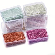 Resim Epoxy kalıplar için cam kırık taş reçine dolguları, 1.05/1.76oz, Kendin Yap El Sanatları için Reçine Sanat Malzemeleri, Dekorasyon, Güç Gerektirmeyen Takı Dökümü 