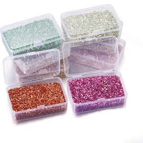 Resim Epoxy kalıplar için cam kırık taş reçine dolguları, 1.05/1.76oz, Kendin Yap El Sanatları için Reçine Sanat Malzemeleri, Dekorasyon, Güç Gerektirmeyen Takı Dökümü 