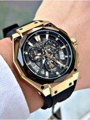 Resim Quantum Fonksiyonlu 10 Atm Su Geçirmez Silikon Kordon Çelik Kasa Erkek Kol Saati 1097.151MR 