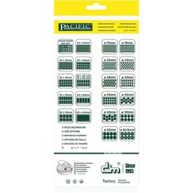 Resim PACIFIC Yapışkanlı Masa Sandalye ve Mobilya Keçesi Zemin Koruyucu Keçe (25mm x 25mm) 