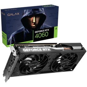 Resim GALAX GeForce RTX 4060 1-Click OC 2X 8GB GDDR6 128 Bit DLSS 3 Ekran Kartı (46NSL8MD8LOC) 