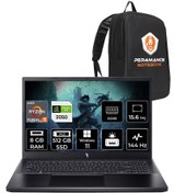 Resim ACER Nitro V15 R5 7535HS 8GB 512GB SSD RTX2050\u002F4GB 15.6'' 144Hz FHD W11H Gaming Laptop & PER4 ÇANTA 