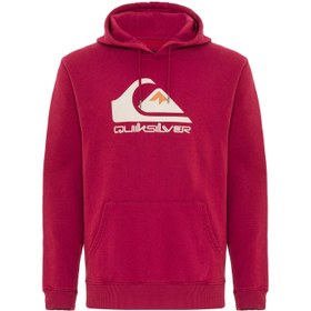 Resim Quiksilver Erkek Sweatshirt Big Logo Hood Bordo 