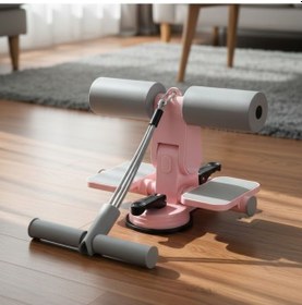 Resim 4 Direnç Bantlı Mekik Çekme Spor Aleti Karın, Kol Ve Tüm Vücut İçin Evde Egzersiz Aleti 4741 Beyaz - Yeşil 