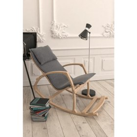 Resim Mobil Deco Ahşap Sallanan Sandalye Dinlenme Koltuğu 