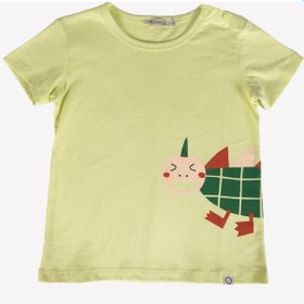 Resim Ozmoz Ozmoz Dino Baskılı Organik Bebek Tshirt (427326475) 