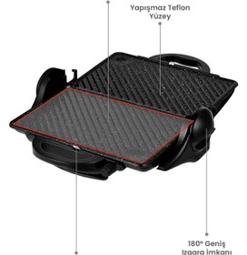 Resim AWOX Orion Tost Ve Izgara Makinesi 180° Açılabilir 1800 