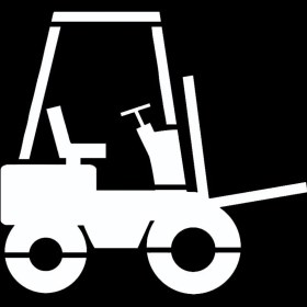 Resim Boyama Şablonu Forklift Kompozit 100x100cm 