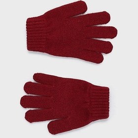 Resim Mayoral Kışlık Erkek Örme Eldiven Bordo - Bordo / 10 Yaş 