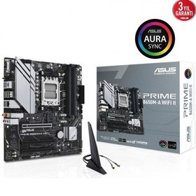Resim Asus Prıme B650m A Wıfı Iı Ddr5 Hdmı Dp Pcıe 4 0 Am5 Matx 