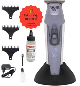 Resim Powertec TR-758 Profesyonel Sakal Ense Tıraş Makinesi (0.1mm - Sıfıra En Yakın) 