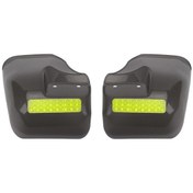 Resim Gajeena Pvc Motor Güvenlik Kollukları - Rüzgar Ve Yağmur Engeli, Yansıtıcı Şeritli, Güneş Enerjili Seçenek 