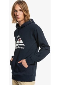 Resim Quiksilver Big Logo Erkek Kapşonlu Sweatshirt Eqyft04450-byj0 Lacivert 