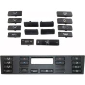 Resim Vipkrom Bmw 520 Klima Tuş Takımı 14 Parça Full Set 