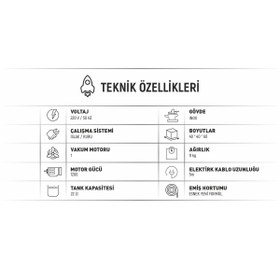 Resim Safran Dwc 221 Islak Kuru Süpürge 
