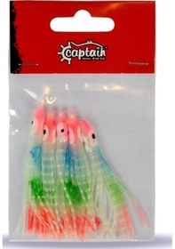 Resim Captain 3594 Octopus Curly 6Cm 5Li Pk Color: 4 