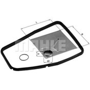 Resim SANZUMAN YAG FILTRESI OTOMATIK BMW E23 E24 E28 E30 E32 BM 77-92 24311218550 MAHLE HX88D OEM 