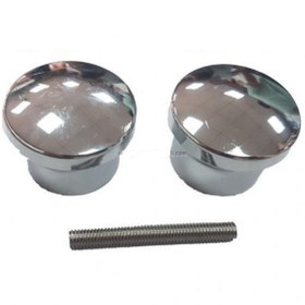 Resim AZİM Duşakabin için parlak krom kaplamalı tekli tutacak duşakabin düğmesi, kulbu, kulpu 