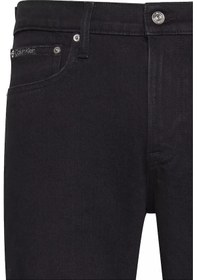 Resim Calvin Klein Erkek Slim Fit Daralan Paça Termal Jean Pantolon - Siyah-10591 Jaguar Moon 
