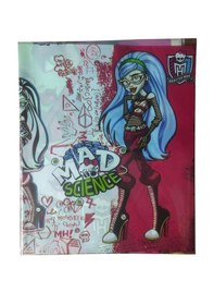 Resim Abka Monster Hıgh A4 Yapışkanlı Defter Kabı 4'lü 