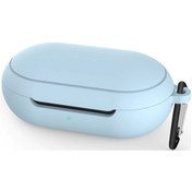 Resim Microsonic Samsung Galaxy Buds Mat Silikon Kılıf Turkuaz 