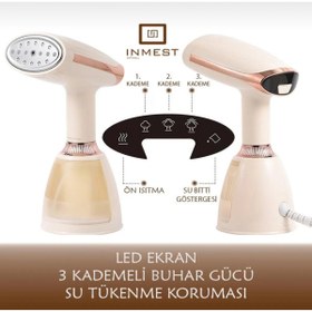 Resim Genel Markalar Buharlı Kırışık Giderici Dik Ütü Dikey El Ütüsü Perde Kumaş Buharlayıcı 