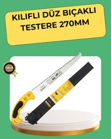 Resim Csmtex 270 Mm Düz Bıçaklı Bahçe Budama Testeresi Kılıflı 