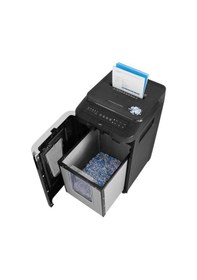 Resim Hp Pro Shredder Auto 400mc Otomatik Beslemeli 400 Sayfa Evrak İmha Makinesi-p5-mikro Kesim-2x12mm-53lt 
