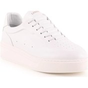 Resim Libero L5491 Erkek Hakiki Deri Casual Ayakkabı Beyaz Siyah 