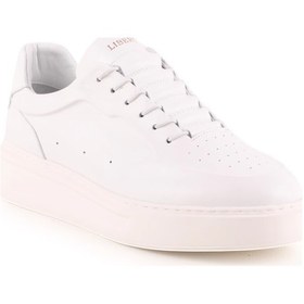 Resim Libero L5491 Erkek Hakiki Deri Casual Ayakkabı Beyaz Siyah 