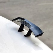 Resim Araba için Arka Spoiler - Karbon Fiber Tarzı ABS Mini Kuyruk Kanadı, Mat Sonlandırma, Çeşitli Araç Modelleri için Evrensel Uygun 