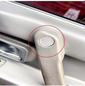 Resim Araba İç İç Kapı Kulp Döner Kapaklı Şişeler Kapakları Mitsubishi Pajero Montero Mk2 İçin 4x 