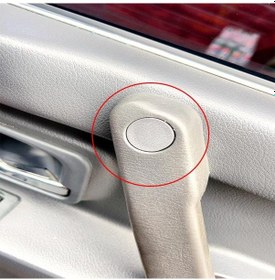 Resim Araba İç İç Kapı Kulp Döner Kapaklı Şişeler Kapakları Mitsubishi Pajero Montero Mk2 İçin 4x 