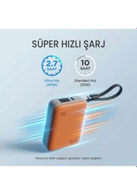 Resim Bix Pb120 20000mah 65w Type-c Pd Kompakt Tasarımlı Dijital Göstergeli Powerbank Taşınabilir Hızlı Şarj Cihazı Yeşil 
