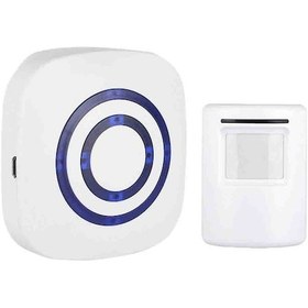 Resim Hombey Ev Güvenliği İçin Akıllı Vücut Algılama Sistemi - Bölünmüş Kapı Zili Ve Hoşgeldin Cihazı 