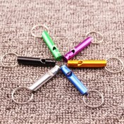 Resim 6 Adet Dayanıklı Alüminyum Alaşımlı Mini Düdükler, Açık Hava Hayatta Kalma & Acil Durumlar İçin - Yürüyüş, Kamp & Spor İçin İdeal 