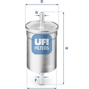 Resim UFI 31.710.00 YAKIT FİLTRESİ 