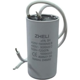 Resim Zheli 1,5 Μf 25x49 Mm Plastik Kablolu 450-500 Acv Daimi Devre Kondansatörü 