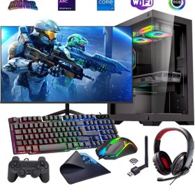 Resim ROGAME İ7 13700f 32gb Ddr4 1tb M2 12gb Arc B580 24" Monitörlü Oyun Bilgisayarı (GAMİNG SET) 
