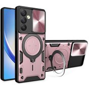 Resim Samsung Galaxy A54 5g Slayt Lens Koruma Telefon Kılıfı Tpu Pembe 