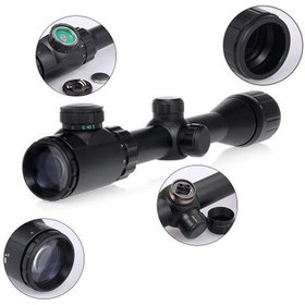 Resim 3-9x32aoeg Çift Işık Kırmızı Yeşil Kaynaklı Dürbünü Çok Renkli 