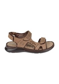 Resim Forelli Hakiki Deri Comfort Cırtlı Erkek Sandalet For-40526 Kum Nubuk-kum Nubuk Kum Nubuk 