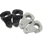 Resim Tongdashop Gümüş 28mm 2mm Motosiklet Universal Yükseltici Raised Bracket Clamp Honda Kawasaki Ducati Yamaha Exc Motocross Dayanıklı Metal 