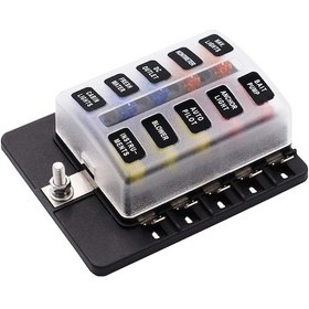 Resim Xindoker Hızlı Sigorta Değiştirme, Led Göstergeli, Çoklu Amper Seçenekli Pratik Elektrik Sigorta Kutusu 