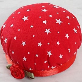 Resim Loren Kola Takılabilir İğnedenlik kırmızı yıldızlı 