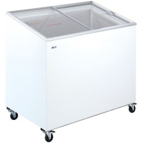 Resim Uğur UDD 300 SCE 229 LT Eğik Sürme Düz Camlı Muhafaza Dolabı 