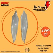 Resim Honda Pcx Sele Altı Beyaz Sağ-sol Takım Yan Sanayi 2021-2024 Grenaj 