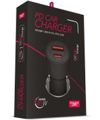 Resim Powerway Cc40 Araç Içi Çakmaklık Hızlı Şarj Cihazı 45w Qc 4.0 Usb Ve Type-c Girişli 