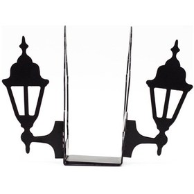 Resim Lamba Desenli Metal Kitap Desteği - Kitap Tutucu - Ev Ve Ofis Dekoratif Aksesuar 2 Li Set 